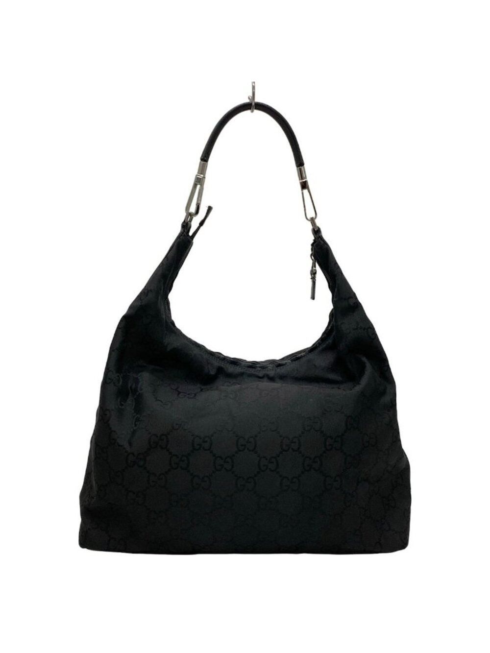 Gucci Shoulder Bag GG Pattern Black Leather - Picture 3 of 12